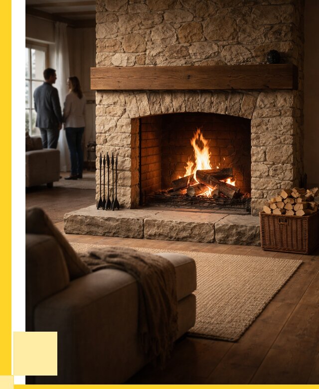 Открытые камины под ключ в Лангепасе от 151500 р. ЭриданЛнг