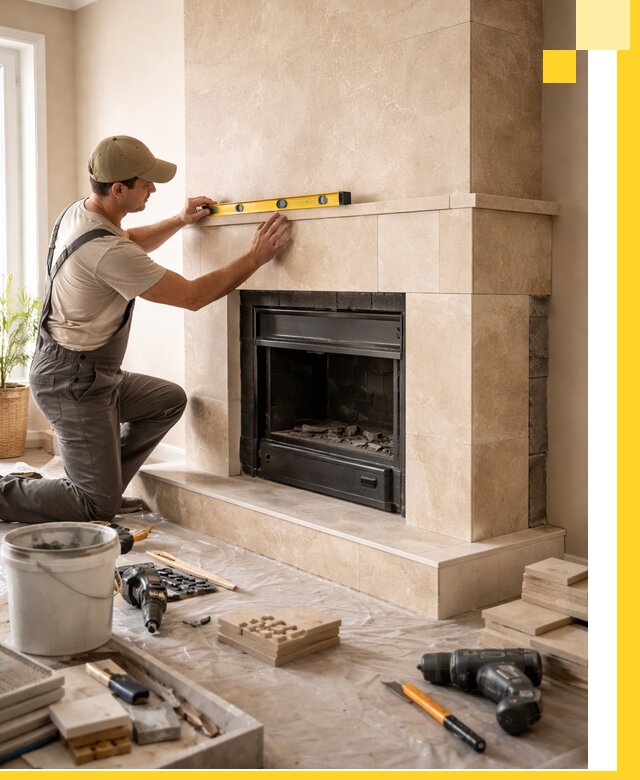 Установка и монтаж каминов в частном доме под ключ в Лангепасе