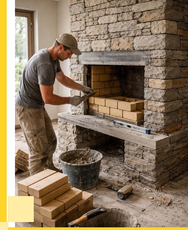 Кладка каминов и камина в Лангепасе от 25250 р. ЭриданЛнг