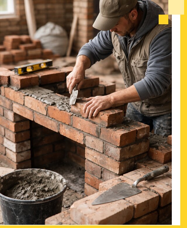 Кладка каминов под ключ в Лангепасе профессиональная отделка и монтаж