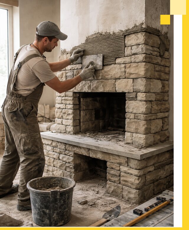 Строительство каминов под ключ в Лангепасе от проектирования до монтажа