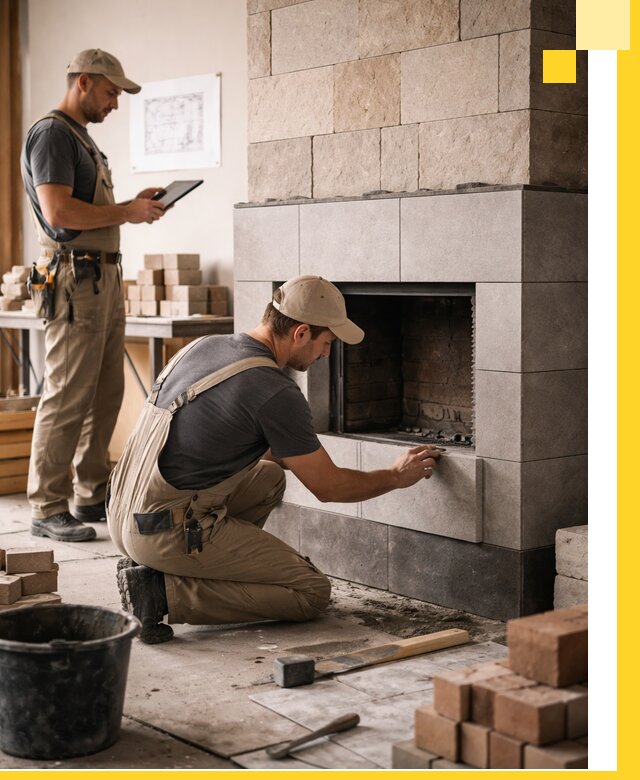 Индивидуальные проекты каминов и каминных систем в Лангепасе