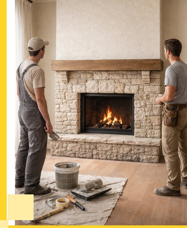 Отделка каминов в Лангепасе от 6565 р. под ключ | ЭриданЛнг