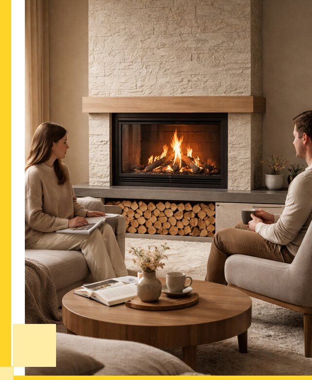 Камины со стеклом в Лангепасе от 181800 р. | ЭриданЛнг — топки 3 стекла