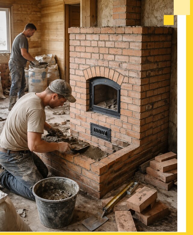 Профессиональное строительство печей в Лангепасе под ключ