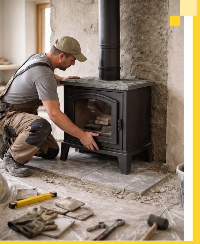 Профессиональный монтаж печей и каминов в Лангепасе под ключ