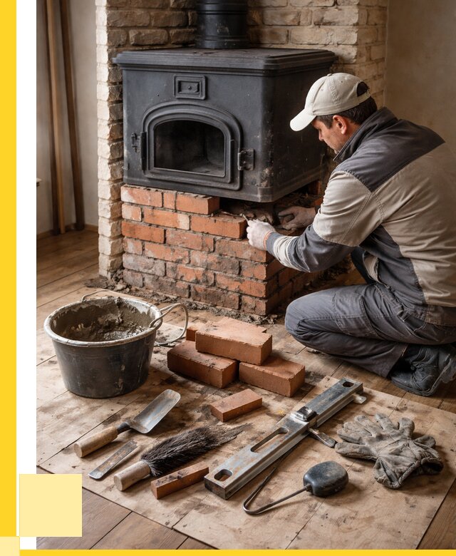 Ремонт печей в Лангепасе от 12120 р., услуги печника ЭриданЛнг