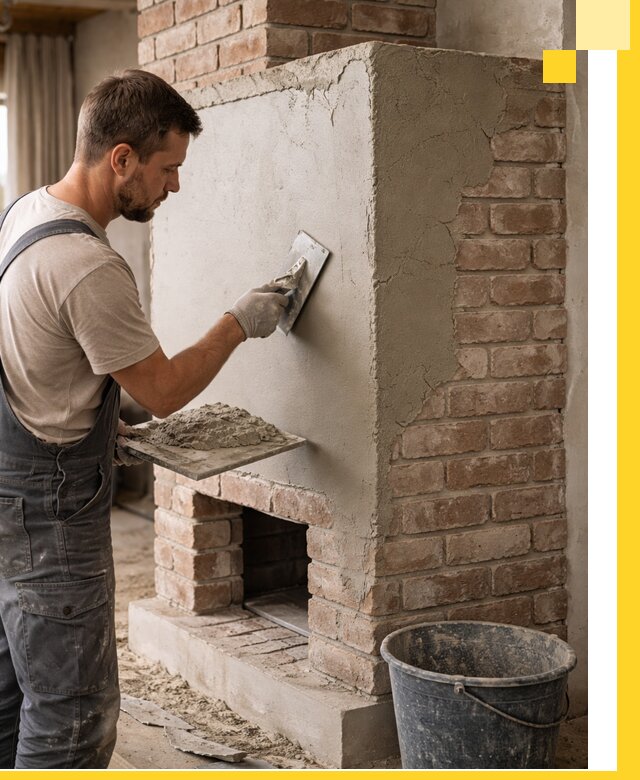 Отделка печей и облицовка каминов в Лангепасе под ключ