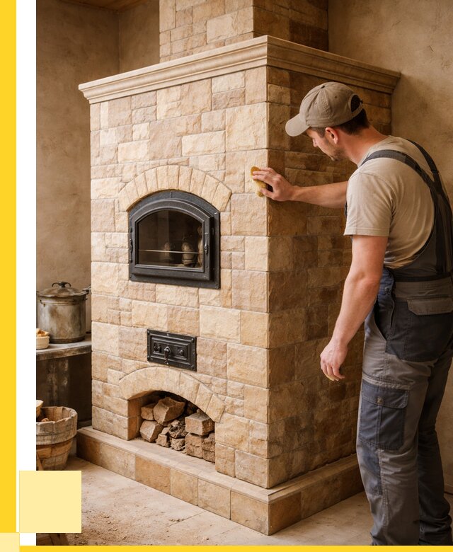 Облицовка печей в Лангепасе от 4545 р. под ключ | ЭриданЛнг