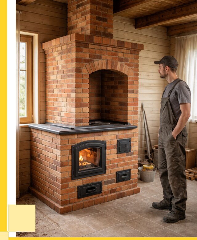 Кирпичные печи в Лангепасе: купить от 151500 р. | ЭриданЛнг