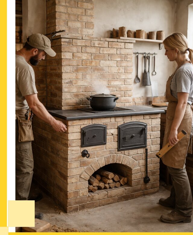 Варочно отопительные печи в Лангепасе от 90900 р. | ЭриданЛнг