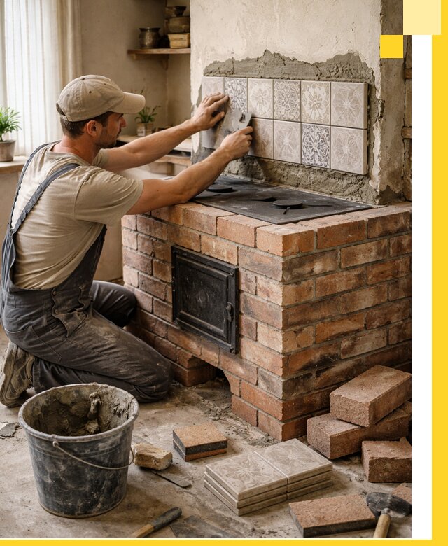 Печи с плитой на заказ монтаж гарантия и сервис в Лангепасе