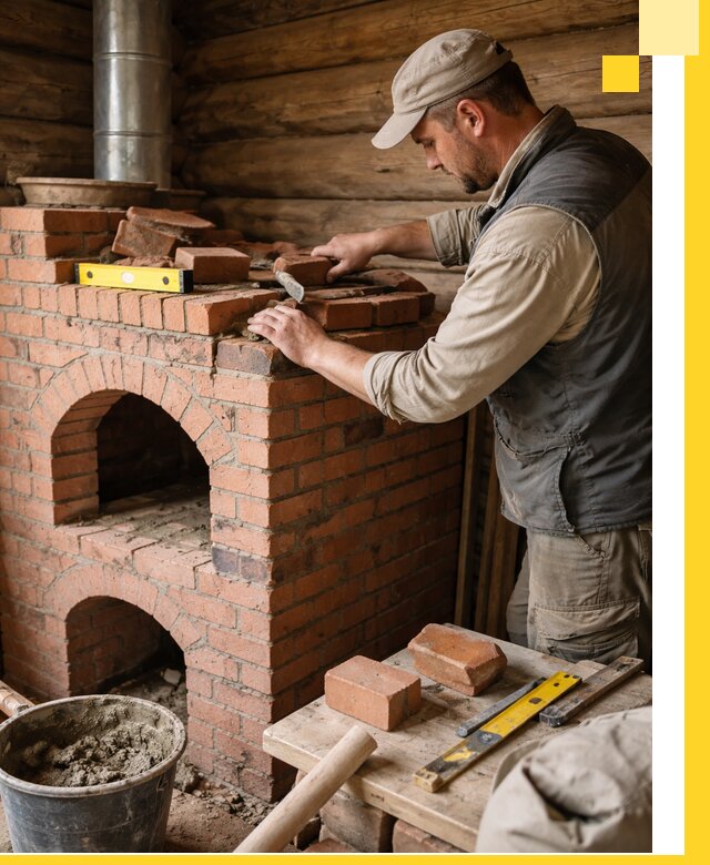 Изготовление и установка русских печей в Лангепасе под ключ