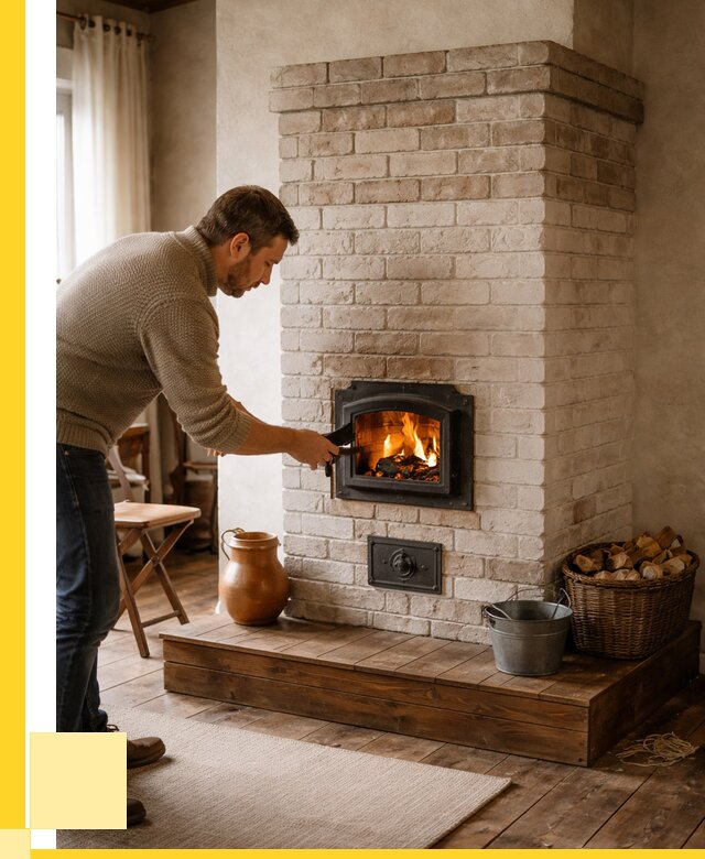 Печь голландка из кирпича в Лангепасе от 85850 р. | ЭриданЛнг