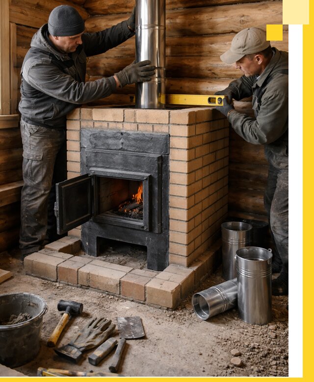 Проектирование, изготовление и установка банных печей в Лангепасе