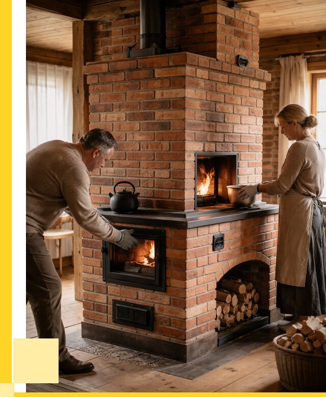 Печи для загородного дома под ключ в Лангепасе от 80800 р. | ЭриданЛнг