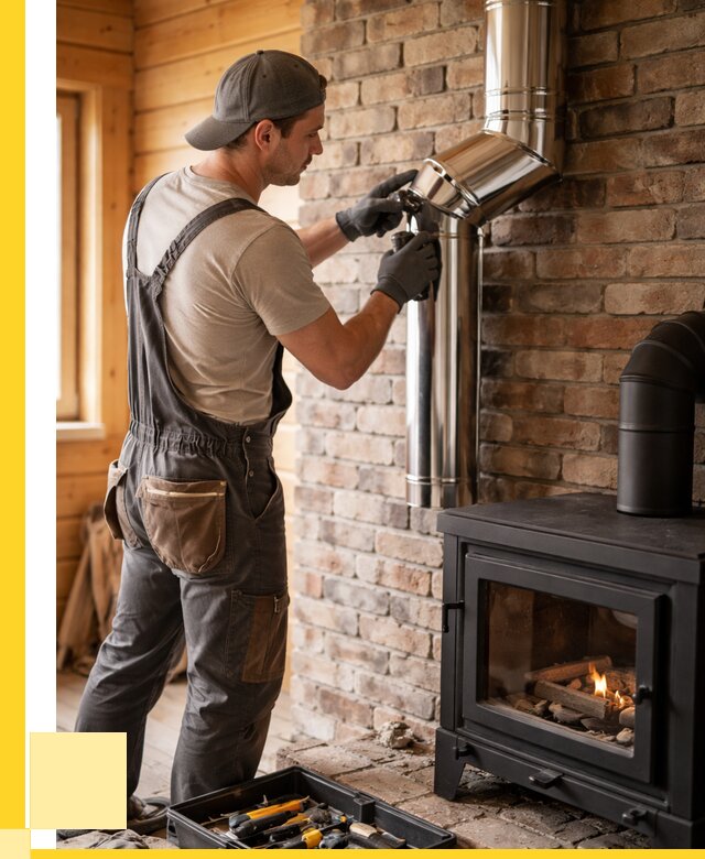 Монтаж дымоходов для печей в Лангепасе от 7575 р. | ЭриданЛнг