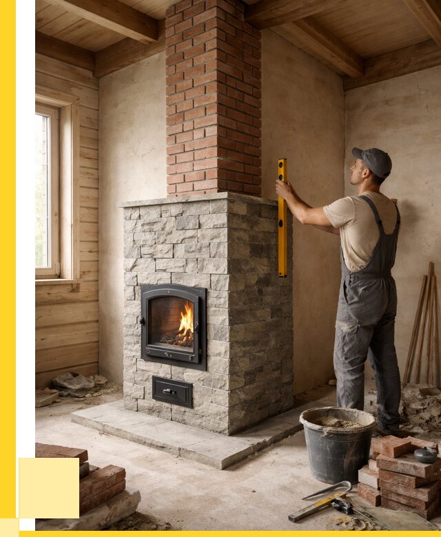 Печи и дымоходы под ключ в Лангепасе от 45450 р., ЭриданЛнг