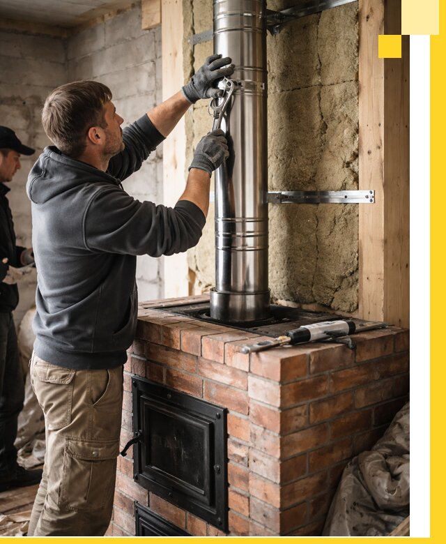 Изготовление и монтаж печей и дымоходов под ключ в Лангепасе