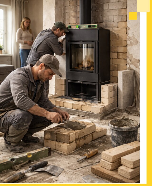 Печи и камины под ключ: проект, установка в Лангепасе