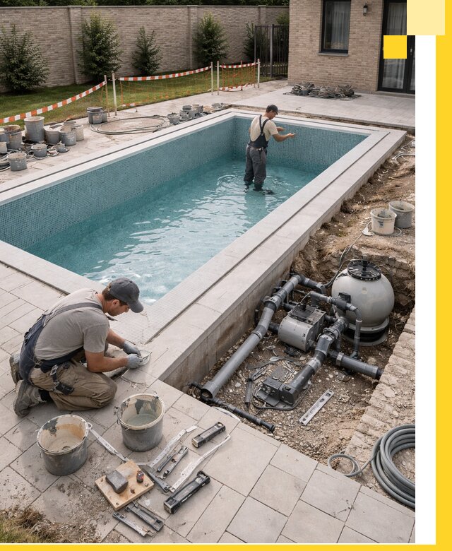 Строительство бассейнов под ключ в Лангепасе: проекты и монтаж