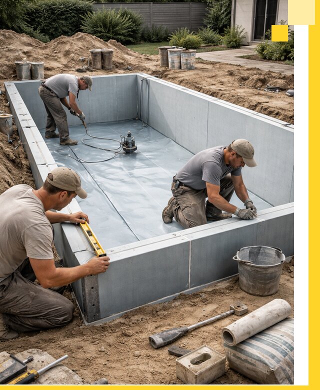 Профессиональный монтаж бассейнов под ключ в Лангепасе с гарантией