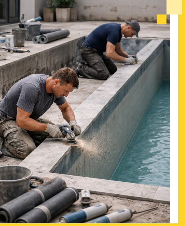 Профессиональный ремонт бассейнов под ключ в Лангепасе