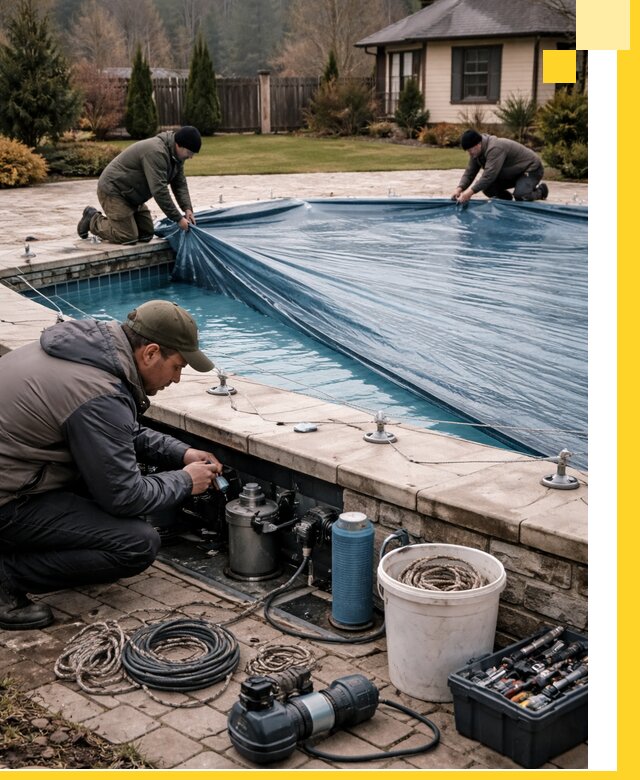 Консервация бассейнов в Лангепасе: подготовка к длительному хранению