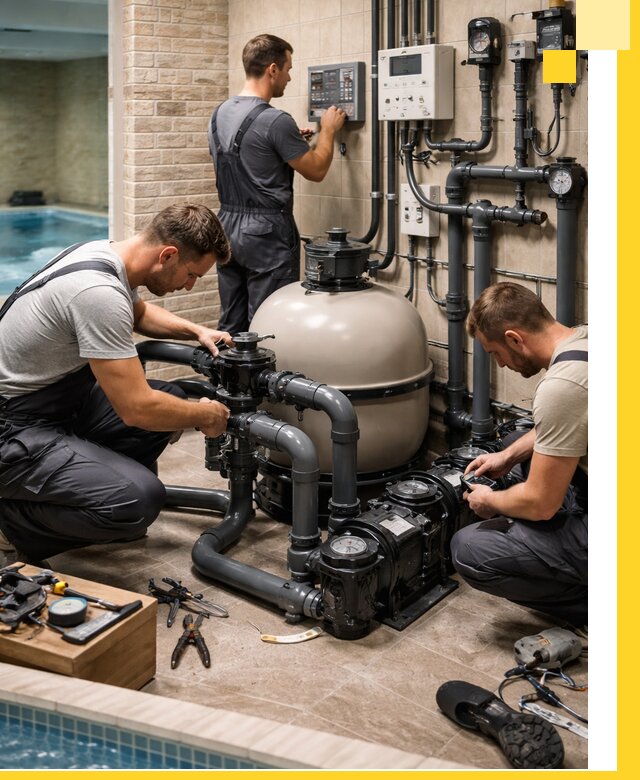 Комплексное оборудование для бассейнов под ключ в Лангепасе