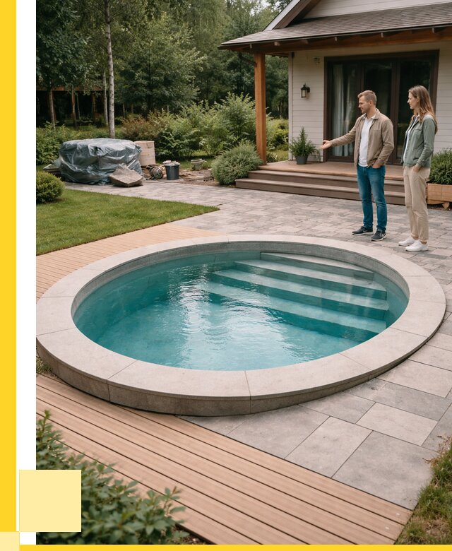 Бассейн на даче под ключ в Лангепасе от 202000 р., ЭриданЛнг