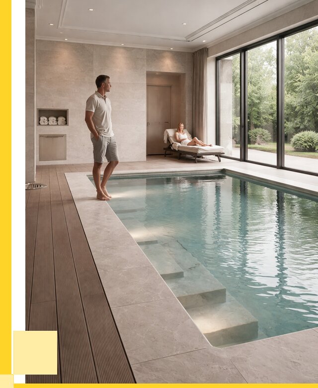 Бассейны в коттедже под ключ в Лангепасе от 1212000 р. | ЭриданЛнг