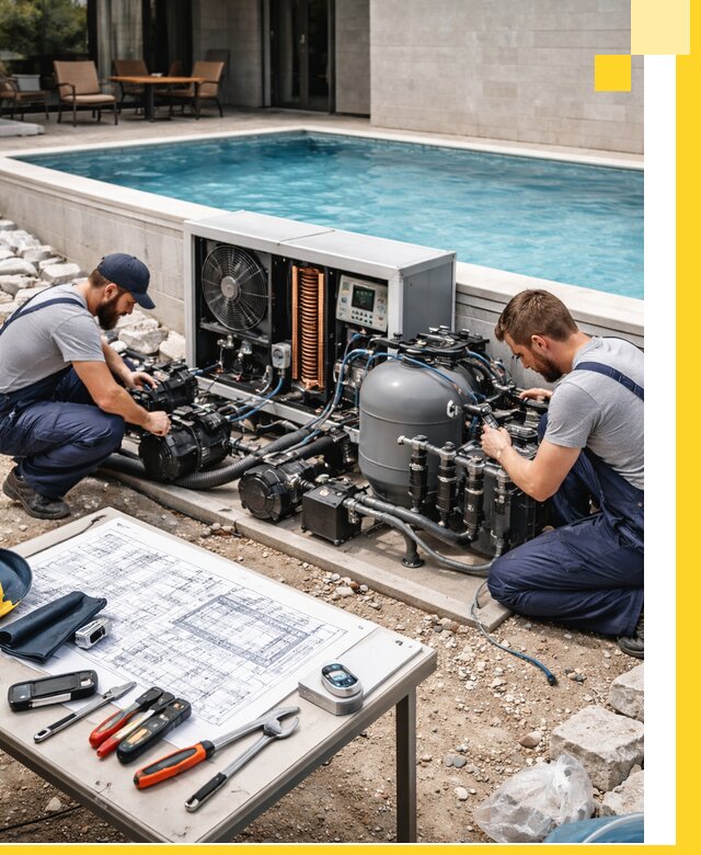 Проектирование и монтаж бассейнов с подогревом в Лангепасе