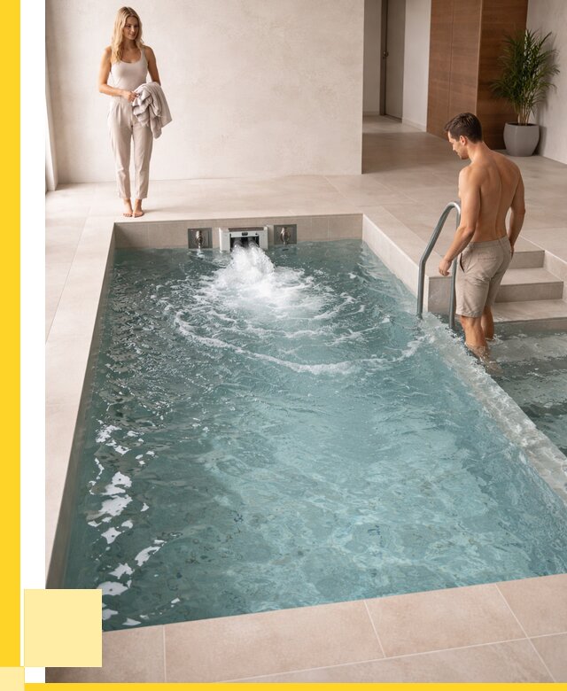 Бассейн с противотоком в Лангепасе от 252500 р. | ЭриданЛнг