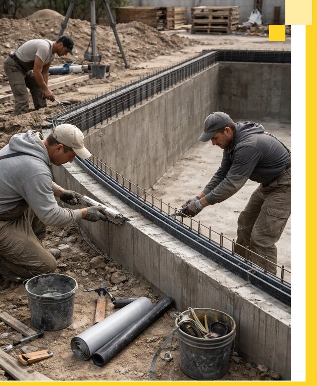 Качественный монтаж чаши бассейна в Лангепасе под ключ с гарантией