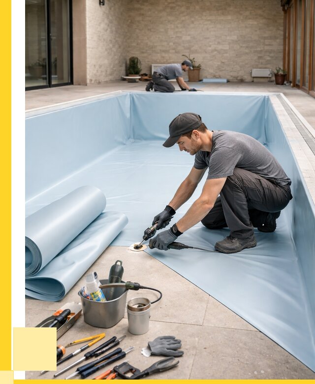 Пленка ПВХ для бассейнов в Лангепасе от 2525 р. | ЭриданЛнг