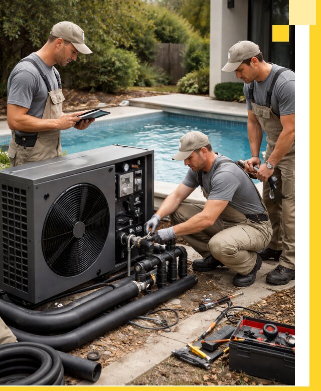 Проектирование и установка тепловых насосов для бассейнов в Лангепасе