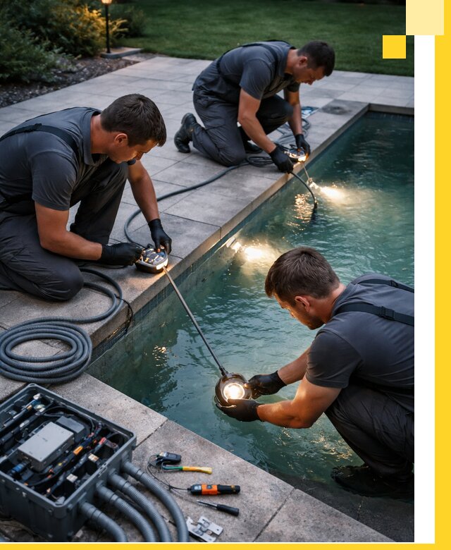 Профессиональное освещение бассейнов в Лангепасе: дизайн и монтаж