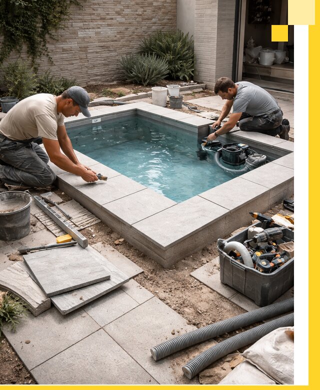 Мини бассейны под ключ в Лангепасе, дизайн и установка