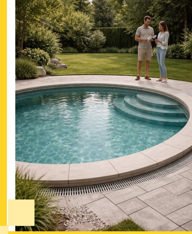 Круглые каркасные бассейны купить в Лангепасе от 252500 р. | ЭриданЛнг