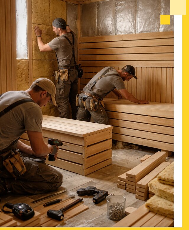 Профессиональное строительство саун под ключ в Лангепасе