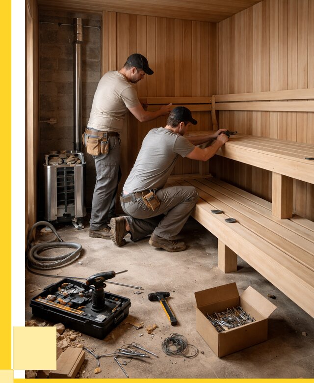 Монтаж саун под ключ в Лангепасе от 121200 р. | ЭриданЛнг