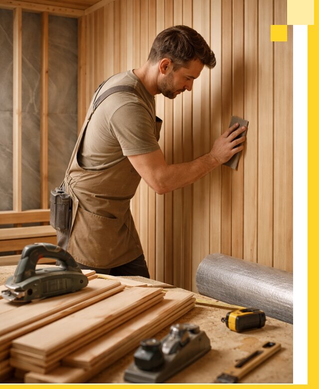 Профессиональная отделка саун и парных под ключ в Лангепасе