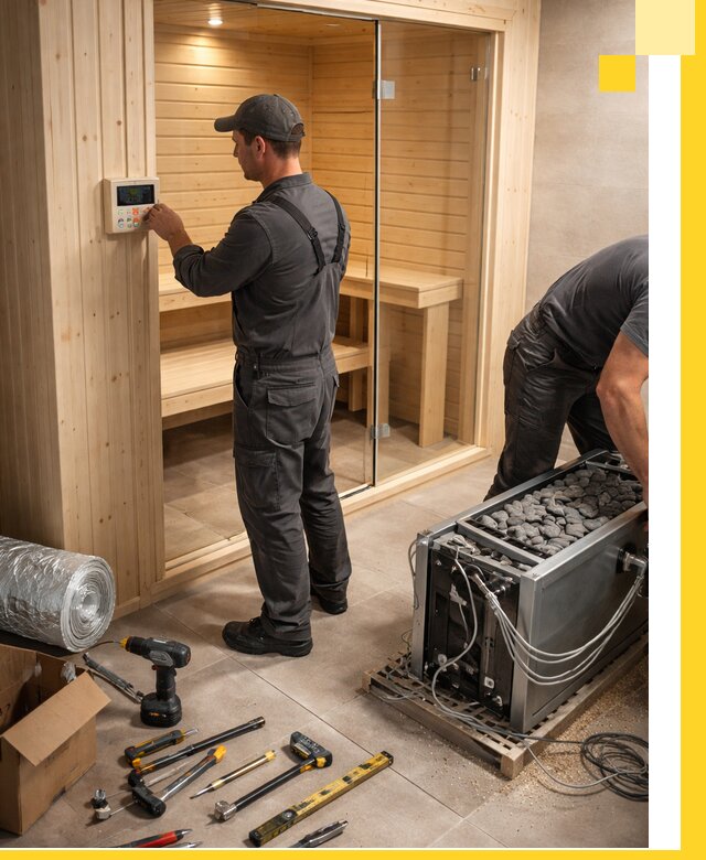 Поставка, установка и монтаж электрических саун в Лангепасе