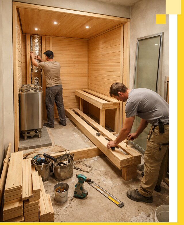 Проектирование и установка домашних саун под ключ в Лангепасе