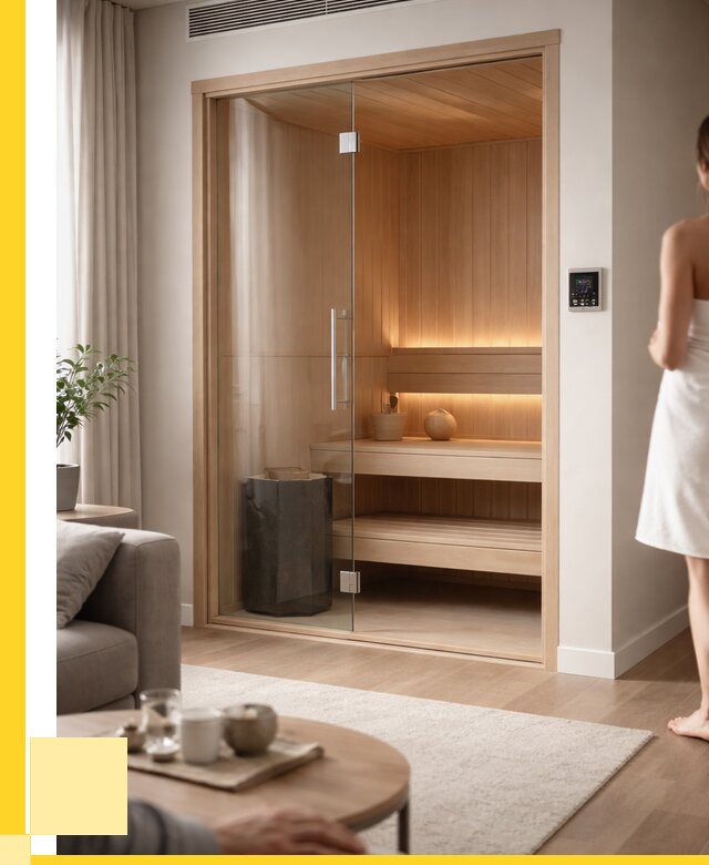 Сауна в квартире под ключ в Лангепасе от 121200 р. ЭриданЛнг