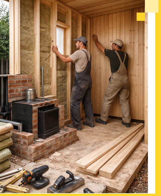 Строительство и установка дачных саун под ключ в Лангепасе