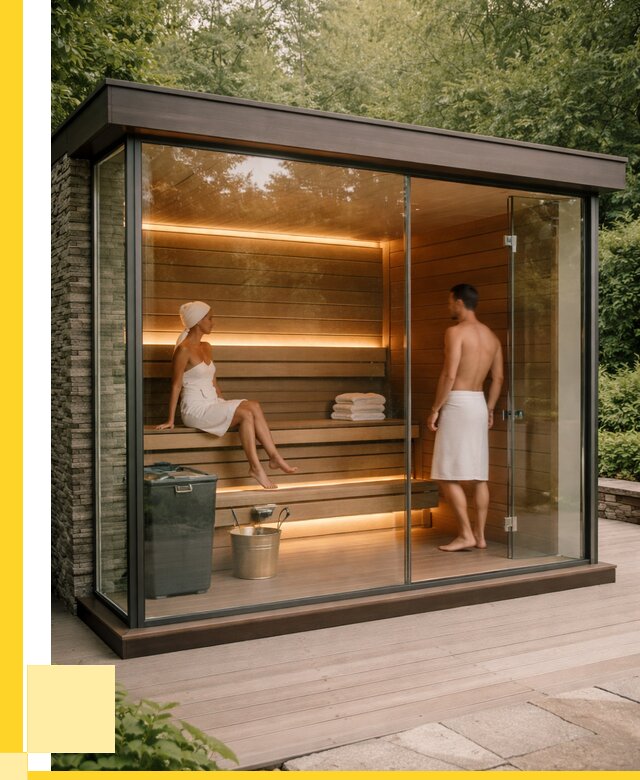Сауна стеклянная и двери для сауны в Лангепасе от 252500 р. | ЭриданЛнг