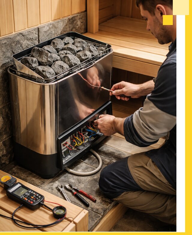 Продажа и установка электрокаменок для саун в Лангепасе