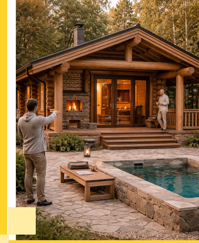 Проекты бань и хамам в Лангепасе от 25250 р. | ЭриданЛнг