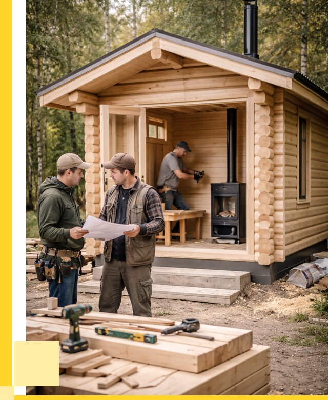 Монтаж бань под ключ в Лангепасе — от 202000 р. | ЭриданЛнг